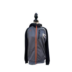 Fox Foxtech Restriction Full Zip Hooded Thermabond Jacket Mens Black/Gray Size M